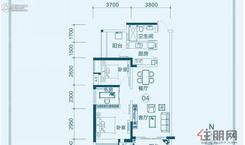 【户型图】2室2厅1卫1厨