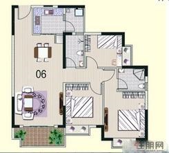 【18幢06单位】3室2厅2卫1厨1阳台