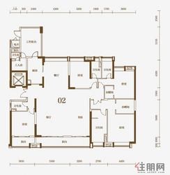 【A16栋02户型】5室2厅2卫1厨3阳台