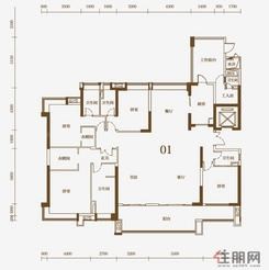 【A16栋01户型】4室2厅2卫1厨2阳台