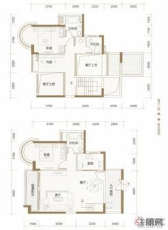 【户型图】3室2厅3卫1厨