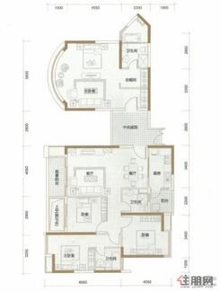 【户型图】4室2厅3卫1厨