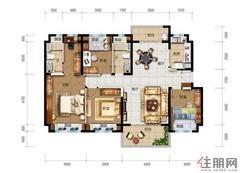 【户型1】4室2厅2卫1厨2阳台