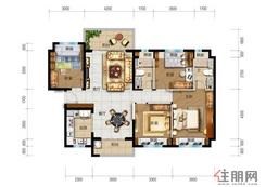 【户型2】4室2厅2卫1厨2阳台