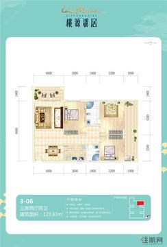 【3-06户型123.63㎡】3室2厅2卫1厨2阳台