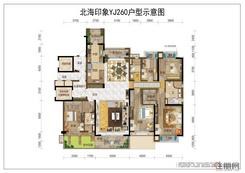 【户型图】5室1厅3卫2厨3阳台