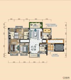 【翰林B】3室2厅2卫1厨2阳台