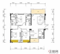 【户型图】3室2厅2卫1厨