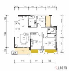 【户型图】4室2厅1卫1厨
