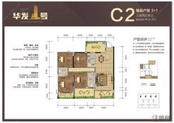 【C2户型】3室2厅2卫1厨4阳台