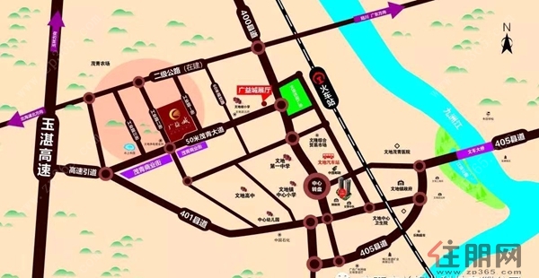 广益城区位图