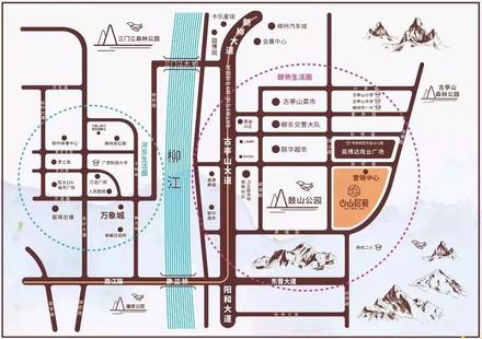 古山居苑交通图