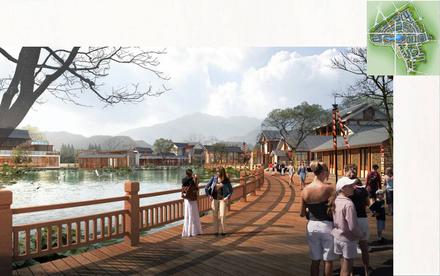 百朋莲花小镇效果图