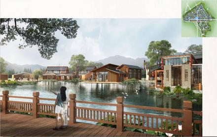 百朋莲花小镇效果图