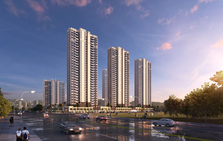 山湖海上城效果图