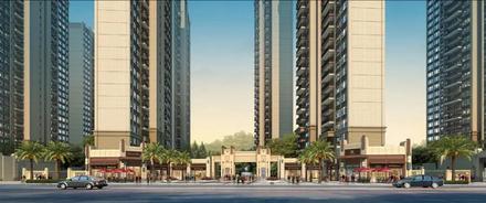 山湖海上城效果图