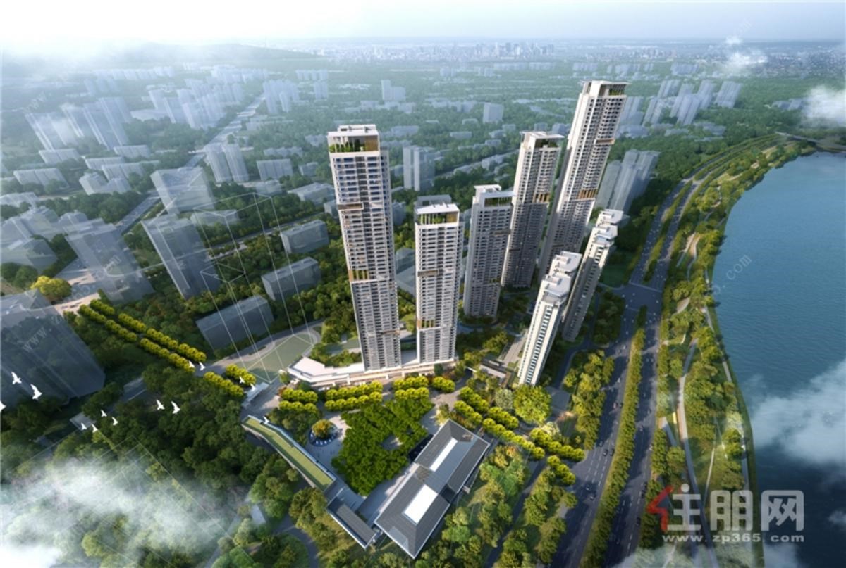 华润置地·西园悦府一期鸟瞰图