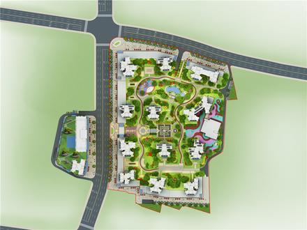 天健城新图园林规划