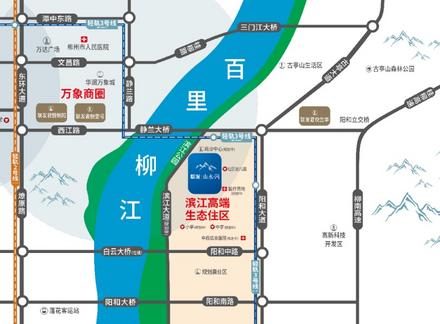 联发山水间交通图