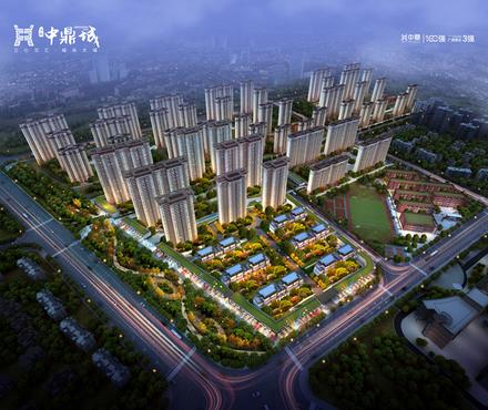 中鼎城项目效果图