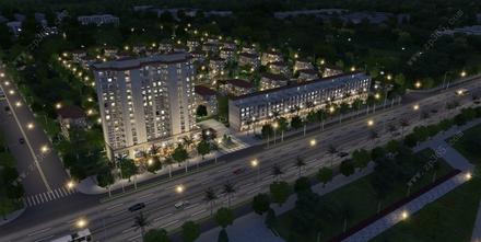 定罗湖山庄鸟瞰图