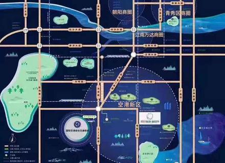 .悦桂绿地 新世界交通图