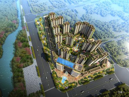 世茂x中鼎 公园9里鸟瞰图