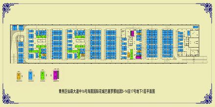 5-14至17号楼地下1层平面图