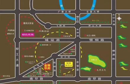 金御华府交通图