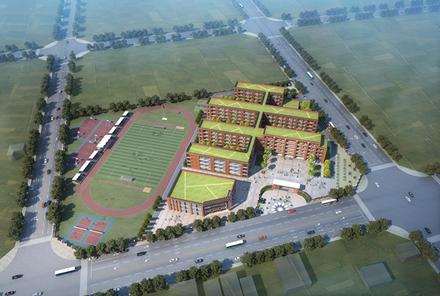 中鼎集团出资建设的玉东第四小学