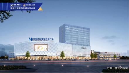 柳城红星美凯龙城市综合体商业透视图