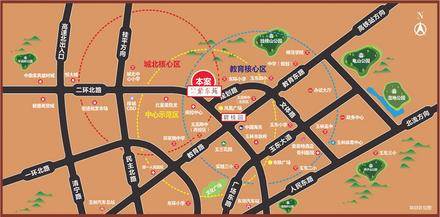 华商紫东苑区位图