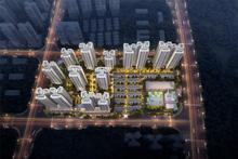 夜景鸟瞰效果图