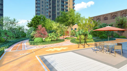 华商紫东苑园林效果图欣赏