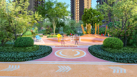 华商紫东苑园林效果图欣赏