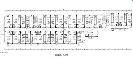 2-8层平面户型图