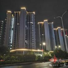 沿中山北路夜景透视图