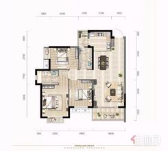 【三房两厅两卫】3室2厅2卫1厨2阳台