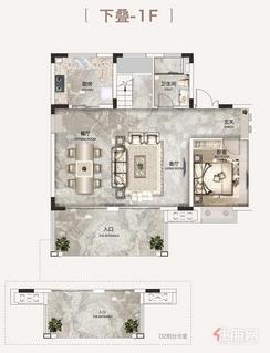 【洋房183㎡D1/2户型】5室2厅3卫1厨2阳台