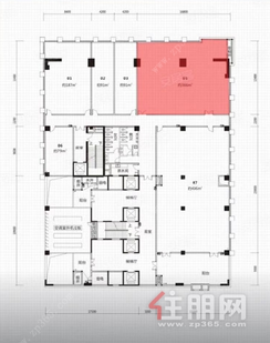 【21-23F366m²户型366平 朝北】