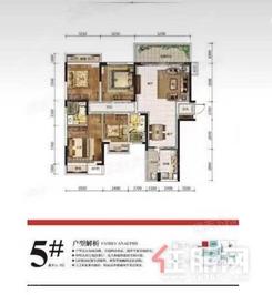 【4室2厅2卫 134㎡】4室2厅2卫1厨1阳台