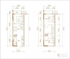【公寓A户型2房2厅2卫】2室3厅2卫1厨1阳台
