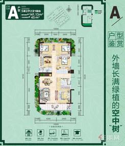 【A户型】5室2厅2卫1厨1阳台