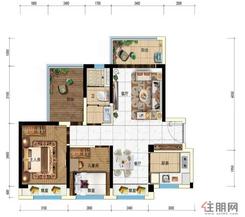 【79㎡.jpg】2室2厅1卫1厨