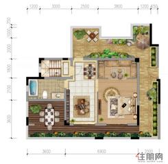 【洋房Y-4户型(2)194㎡】6室2厅2卫1厨2阳台