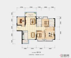 【61#01单元02 106.74㎡】3室2厅2卫1厨2阳台