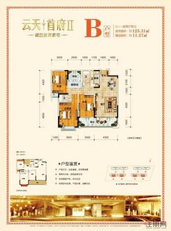 【B户型】3室2厅20卫1厨2阳台