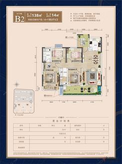 【5#7#-B2户型.jpg】4室2厅2卫1厨1阳台