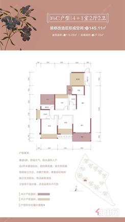 【10#C户型平面】5室2厅2卫1厨2阳台