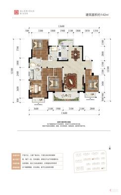 【蓝光雍锦澜湾-户型图-I】4室2厅3卫1厨2阳台